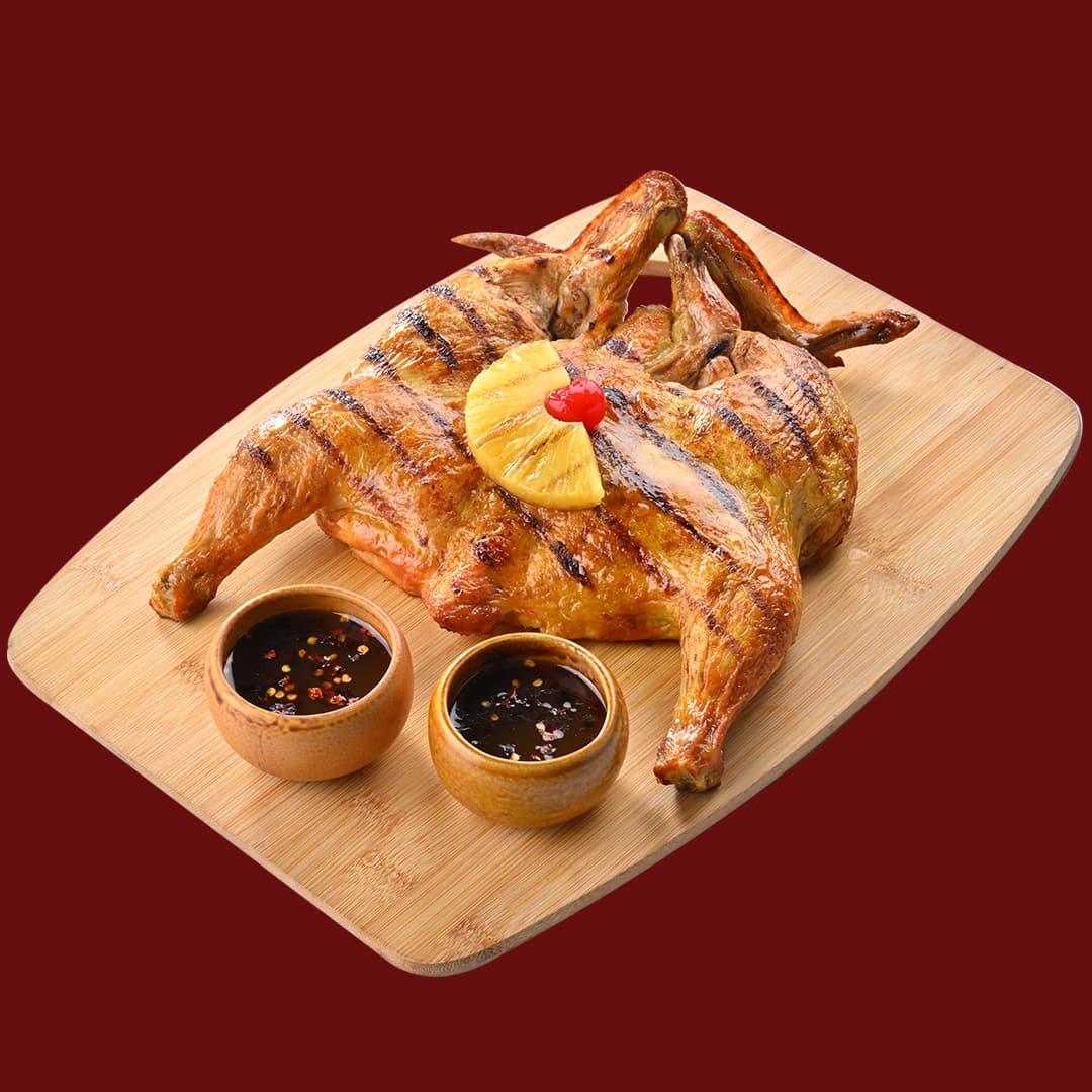 Holiday Glazed Whole Chicken